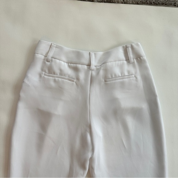 Alice + Olivia High Rise Pleated Pants Size 10 Clean Girl Aesthetic Minimalist - Picture 7 of 8